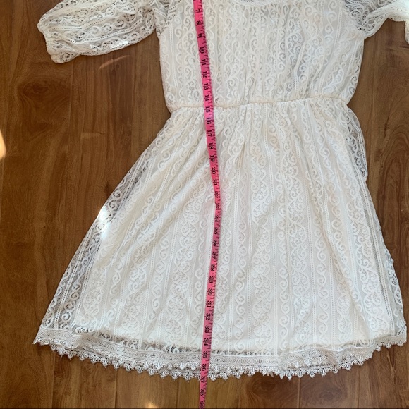 BNWT Pretty White Strappy Lacey Loose Fit Dress - Picture 11 of 11